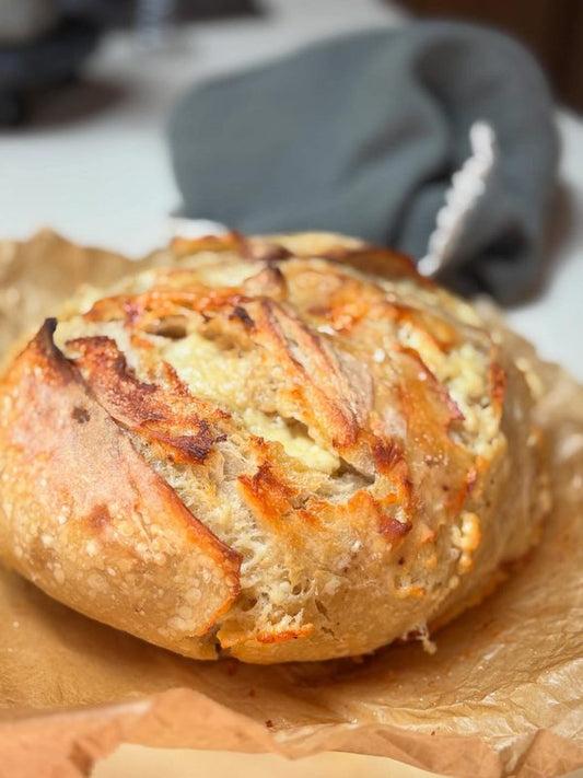Cheesy Sourdough Loaf — Gibson Ranch